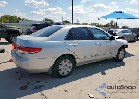 2003 Honda Accord Lx from USA, damaged, VIN JHMCM563X3C031791